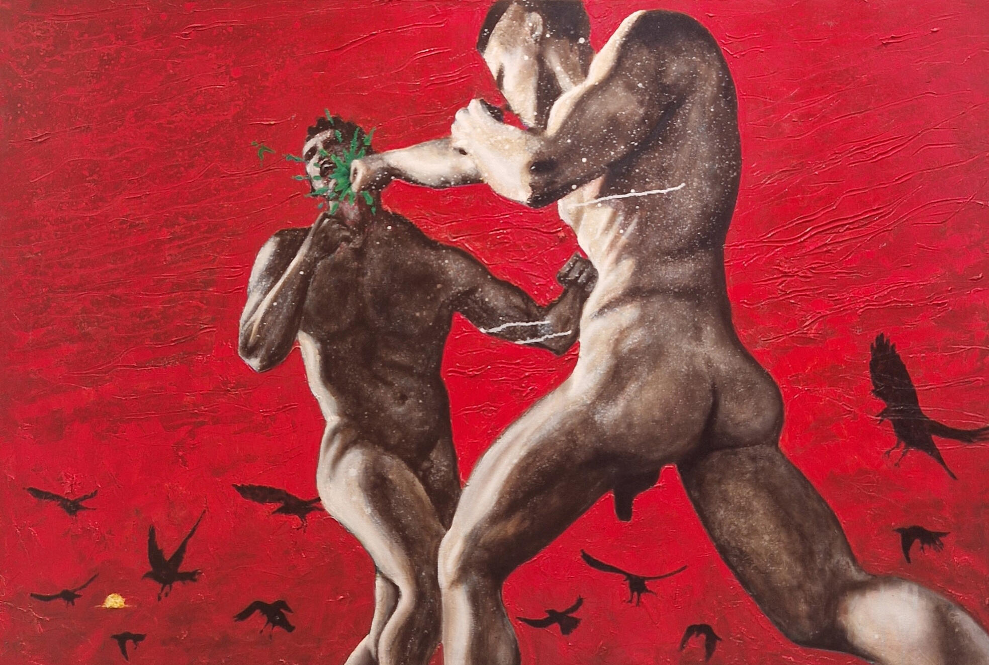 Rage, Oljemaleri på lerret 100x80cm