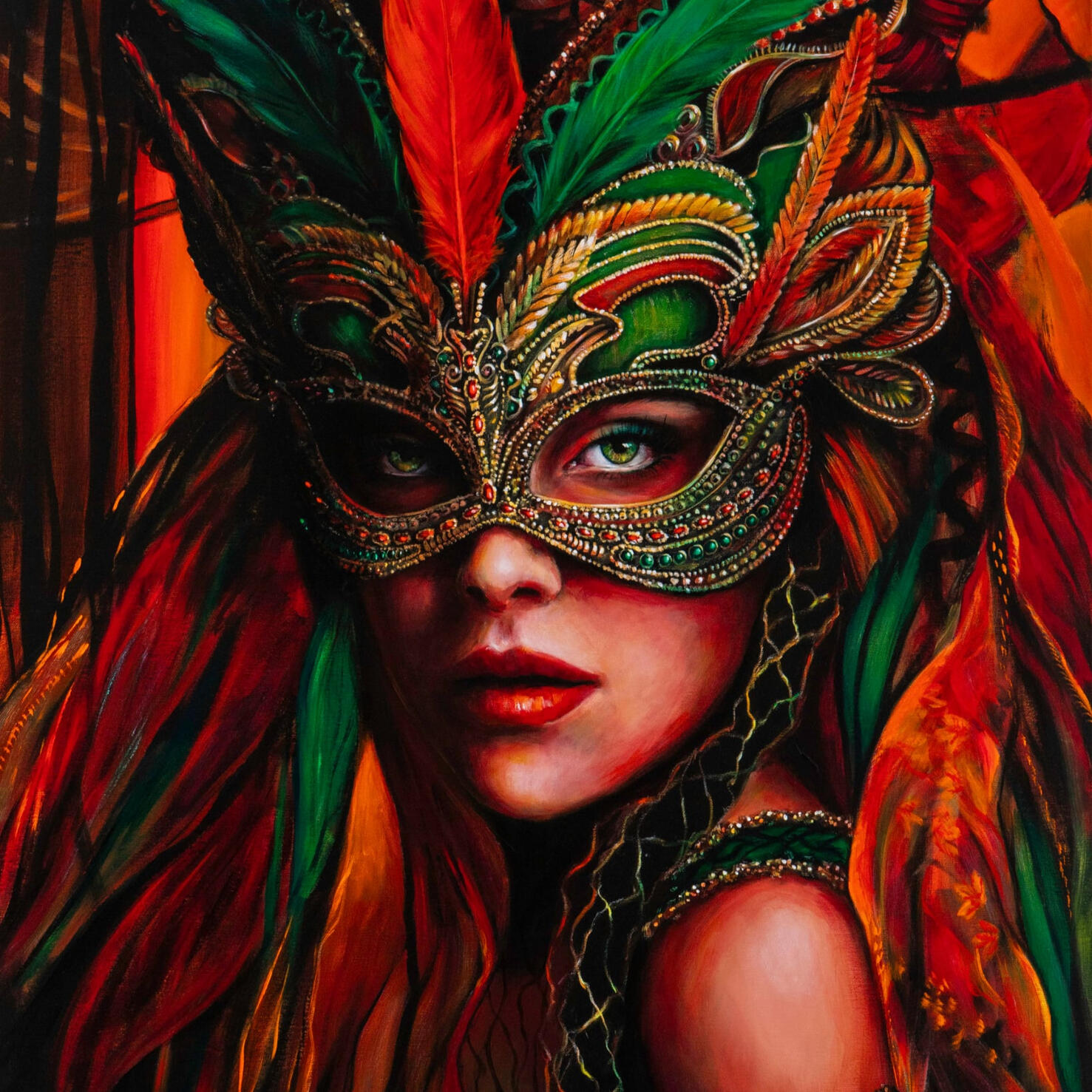 Embers if the Hidden Self. Original solgt, gicleetrykk tilgjengelig.